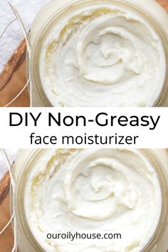 Face Moisturizer Recipe, Moisturizer Recipe, Greasy Face, Homemade Face Moisturizer, Diy Face Cream, Homemade Face Wash, Skincare For Combination Skin, Moisturizer For Combination Skin, Diy Face Moisturizer