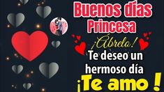 buenos dias mi princesa hermosa carta