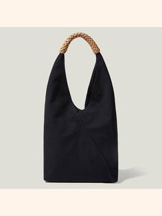 BagForLove - Women's Canvas Hobo Bucket Tote Bags Black Cotton Canvas Bag For On-the-go, Black Canvas Bucket Bag With Double Handle, Trendy Canvas Hobo Bag For Daily Use, Versatile Canvas Hobo Bag With Double Handle, Trendy Black Canvas Bucket Bag, Versatile Canvas Hobo Bag For On-the-go, Cotton Large Capacity Hobo Shoulder Bag, Large Capacity Cotton Hobo Shoulder Bag, Canvas Hobo Bag With Removable Pouch