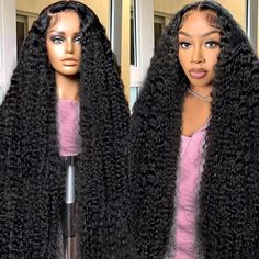 PRICES MAY VARY. Deep Wave Lace Front Wigs Human Hair Material: 100% Virgin Human Hair, Deep Curly Frontal Wig, 200% Density, Full and Thick, More Supple And Shiny, Cuticles Aligned in The Same Direction, Soft and Bouncy, No Strange Smell, No Shedding, No Tangling 13x6 Lace Front Wigs Human Hair Advantage: 13x6 HD Transparent Lace Front Wig, Gives You More Parting Space, More Area Can Make Middle Part or Side Part, Styled as You Like, True to Length and Full Density, Can Be Dyed & Bleached, Curl Deep Wave Lace Front Wigs, Deep Wave Wig, Ponytail Bun, Lace Front Wigs Human Hair, Curly Human Hair Wig, Curly Waves, Deep Curly, Wigs Human Hair, High Ponytails