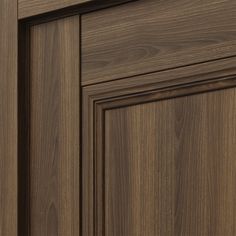 an image of a wooden cabinet door