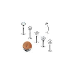 PRICES MAY VARY. Floating Belly Rings Pack:The floating belly rings pack includes five different styles.Classic and cute trendy design,each design with opal and flower shapes adorned with clear cubic zirconia stones.Easy to complement your outfit and personal style 14G CZ Navel Rings:Bar thickness:14 G(1.6 mm).Available different length:8 mm,10 mm,12 mm,14 mm.Cubic zirconia and opal size:5 mm.Three different shapes of flowers size:6.4 mm,6.5 mm,7.3 mm.Regular size fits most people,easy to screw Rings Pack, Belly Button Piercing Jewelry, Belly Piercing Jewelry, Flower Shapes, Ring Opal, Button Rings, Navel Piercing, Body Jewelry Piercing, Belly Piercing