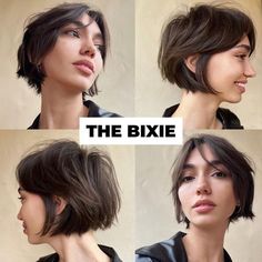 Kort Bob, Edgy Short Haircuts, Hot Haircuts, Tapered Hair, Penteado Cabelo Curto, Short Hair Updo, Trending Haircuts, Short Hair With Bangs