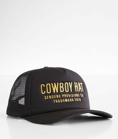 Sendero Provisions Co. Cowboy Trucker Hat - Black , Men's Blackgold Embroidered snapback hat One size fits most. Apparel & Accessories > Clothing Accessories > Hats Rodeo Baseball Cap With Short Brim, Trucker Baseball Cap With Curved Brim For Rodeo, Trucker Snapback Hat With Short Brim For Rodeo, Trucker Snapback Baseball Cap For Rodeo, Trucker Style Baseball Cap For Rodeo, Adjustable Snapback Hat For Rodeo With Short Brim, Adjustable Snapback Trucker Hat For Rodeo, Black Flat Bill Trucker Hat For Rodeo, Adjustable Trucker Hat For Rodeo