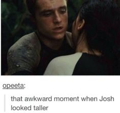 the twilight saga movie scene with text that reads, opera that awkward moment when joseph looked taller