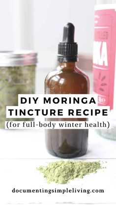 Moringa is packed with vitamins, minerals, and antioxidants. This moringa tincture recipe uses two ingredients and is a convenient way to preserve and consume all of the healthy benefits of moringa. Marshmallow Root Tincture, How To Make Moringa Oil, How To Take Moringa Powder, How To Use Moringa Powder, Moringa Powder Recipes, Clove Tincture, Turmeric Tincture, Elderberry Tincture, Moringa Plant