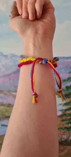 A simple pansexual friendship bracelet, that is adjustable. Regular fits wrists about 15cm to 17.5cm in circumference, large will accomodate 17.5cm to 21.75cm. Handwoven bracelet, and made with acrylic wool and bead.  This flag can also be made into a stripey design - let me know in personalisation below or send me a message to discuss! ATTN international folk! I have enabled international shipping for: New Zealand, the UK, the US, Canada, Ireland, and Hong Kong. Please note that these shipping prices are based on Australia Post's website. Feel free to order more than one item to make the shipping more worthwhile! <3 Pride Bracelet, Candy Stripes, Braided Bracelets, Friendship Bracelet, Glow Up?, Rope Bracelet, Friendship Bracelets, Hong Kong, New Zealand