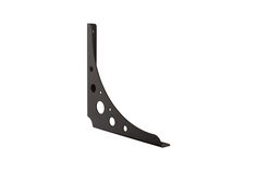 a black metal bracket on a white background