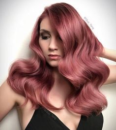 Heavenly hair color! Done by the expert @Guy_tang. #Hairinspiration #Hair #Inspiration #Inspo #Colorist #Stylist #Haircolor #Color #Pink #Rosegold #Waves #Curls #Style #Hairstyle #Hotd #Suavecitapomade #Suavecita Rose Brown Hair, Guy Tang Hair, Balayage Hair Blonde Medium, Hair Styles Color, Trendy Hair Styles, Colored Hair Tips, Creative Hair Color, Guy Tang