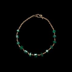 Emerald crystal beads of exceptional quality assembled 18k wire and chain bracelet with hand made fish hook clasp bracelet measures 6 1/2 inches in length Crystal Bead Bracelet, Emerald Crystal, Clasp Bracelet, Crystal Beads Bracelet, Hook Clasp, Bracelet Clasps, Fish Hook, Bead Bracelet, Crystal Bracelets