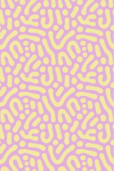 a pink and yellow pattern with small dots on it's surface, in the shape of an animal print