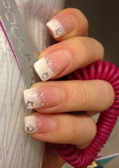 Grunge Nails, Pretty Gel Nails, Really Cute Nails, Cute Gel Nails, Soft Nails, Bling Acrylic Nails, Kawaii Nails, Winter Nail, Manicure Y Pedicure