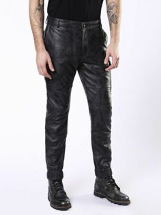 ad eBay - Find many great new & used options and get the best deals for Men's Leather Pant Genuine Lambskin Leather Jean Style Casual Slim Black Pants at the best online prices at eBay! Free shipping for many products! Leather Tapered Leg Pants With Pockets, Leather Pants With Belt Loops And Tapered Leg, Tapered Leg Leather Pants With Belt Loops, Tapered Leather Pants With Belt Loops, Casual Leather Trousers With Pockets, Casual Leather Trousers, Casual Leather Bottoms With Pockets, Leather Trousers For Spring, Leather Bottoms For Spring Streetwear