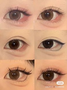 Anime Makeup Looks Easy, Aegyosal Makeup, Dolly Eye Makeup, Japanese Eyes