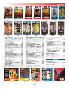 the star wars action figures are displayed in an advertisement for toys r u s t