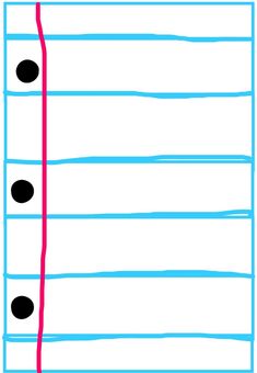 the lines are drawn in different directions to indicate where each line is on the opposite side