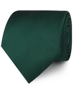 Dark Green Weave Necktie Dark Green Palette, Emerald Tie, Gentlemen Accessories, Lapel Flower, Green Palette, Green Dot, Wedding Ties, Tie Colors, Work Week