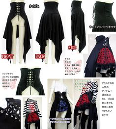 Gothic Clothing Patterns, Goth Diy Clothes, Witch Corset, Diy Fashion Trends, Gothic Outfits, Goth Outfits, Global Market, Fantasy Fashion, Gothic Lolita