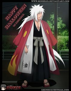 an anime character with white hair and red cape standing in front of a dark background