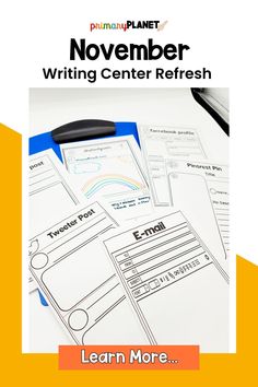 the november writing center refresh is open and ready to be filled with information for students