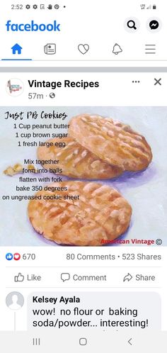 two cookies are on the facebook page