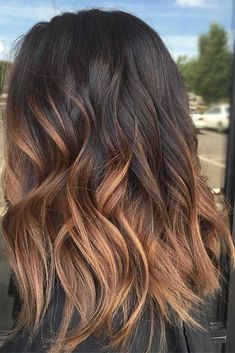 Espresso Ombre Hair, Cooper Balayage Dark Brown, Dramatic Ombre Hair, Sombre Brown Hair, Sunflower Hair Color Ombre, Brown Hair Tones, Blonde Sombre, Ombre Hair Ideas, Dark Ombre Hair