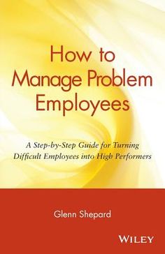 the book cover for how to manage problem employees