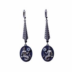 Long Aquarius Earrings – Anastasia Simes Exclusive Jewelry