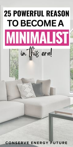 Ready to simplify your life? Explore 25 insanely powerful reasons to adopt minimalism and create a lifestyle centered around purpose and joy. Learn how minimalism can enhance your living space and mindset. Click to find out more! / minimalist living, minimalist lifestyle tips, becoming minimalist, minimalist home ideas / Minimalism Tips, Become A Minimalist, Apartment Minimalist, Minimalist Lifestyle Inspiration, Minimalist Living Room Apartment, Minimalist Living Tips, Becoming Minimalist, Decluttering Inspiration, Conserve Energy