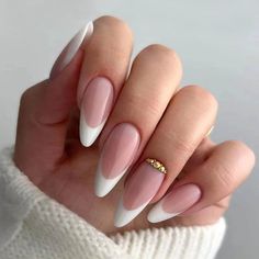 PRICES MAY VARY. 【Service Guarantee】If you have any questions about this white almond fake nails, please feel free to contact us by Email. In case of transportation damage or quality problems, REPLACEMENT guarantee is provided. 【Eco-Friendly】Our medium press on nails are made of environmentally friendly ABS resin material, which is non-toxic, tasteless and environmentally friendly. 【Package Contents】24 PCS Press on Nails & A Nail File & Jelly Glue Stickers.(Durability of jelly glue is NOT as goo Fake Nails Long, Sharp Nails, Diamond Nails, Nail Art Hacks