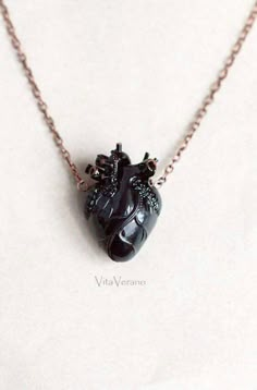 Anatomical Heart Necklace, Selling Handmade Items, Witchy Jewelry, Anatomical Heart, Valentines Necklace, A Necklace, Valentines Jewelry, Gothic Jewelry