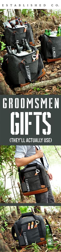 the groomsmen gifts they'll actually use