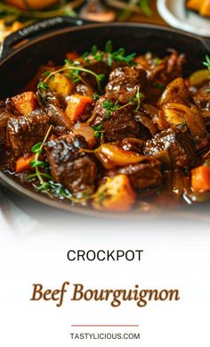 crockpot beef bourguignon crockpot beef recipe ideas beef dinner recipe ideas low carb beef recipe ideas keto beef recipe ideas Gourmet Beef Stew, Vegetable Stew Crockpot, Crockpot Beef Bourguignon, French Onion Beef Stew, Beef Stew Wine, Beef Bourguignon Slow Cooker, Easy Beef Bourguignon, Beef And Mushroom Recipe, Low Carb Beef Stew