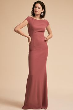 Madison Dress from @BHLDN Rose Formal, Pond Wedding, Gala Ideas, Charmeuse Dress, Katie May, Anthropologie Wedding, Dusty Rose Pink, Maui Wedding, Buy Dresses Online