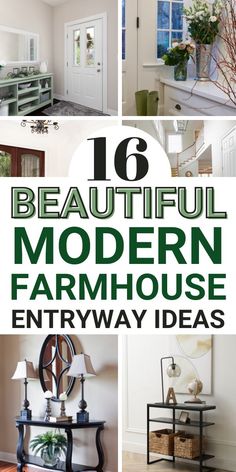 Modern farmhouse entryway ideas