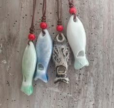 Ceramic Fish Whistle: Adorable, Adjustable, Unisex...and best of all, if blown in an emergency...it can keep you safe!!New!  Order 3 Items from my shop, and as a thank you, I will include a free piece of jewelry curated just for you.Fish Size: 1.5"-Finished with a Crystal Clear Glaze that protects from environmental  wear. -All Piccadilly Jewelry is Nickel, Lead & Cadmium Free & Hypo Allergenic.-Packaging: Sweet Little Linen Gift Bag-All shipping & packaging supplies are from 100% re Ceramic Bead Jewelry, Whistle Necklace, Clay Fish, Driftwood Art Diy, Fish Necklace, Portland Me, Ceramic Fish, New Order, Shipping Packaging