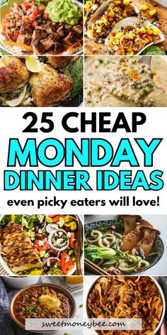 the 25 cheap monday dinner ideas