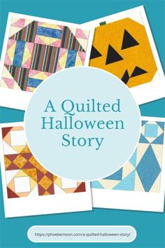 the cover of a quilted halloween story