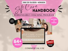 Self Care Ebook Worksheet:done for You Brandable Coaching Programplr Guide for Wellness Coach,self Care Coach,life & Mental Health Coach - Etsy Life Coaching Tools, Holiday Deals, Transform Your Life, Self Care, Printed Items, Beauty Book