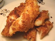 some fried food on a white plate