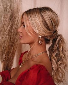 Prom Hair Up, Pageant Hair, Hoco Hairstyles, Dance Hairstyles, Long Blonde