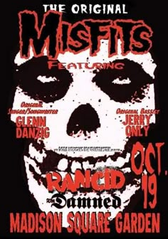 a poster for the misfits festival