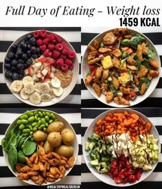 Full Day Eating, 1500 Calorie Meal Plan, Healthy Lunch Meal Prep, Calorie Meal Plan, Healthy Food Motivation, Balanced Meals