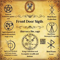 the front door sigils and their meanings