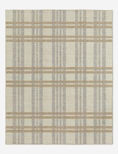 a beige and grey plaid pattern on a white background