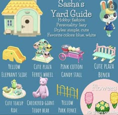 a poster with some different types of toys and things to see in the pictures below