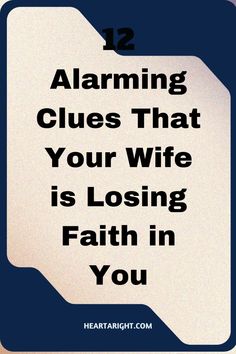 If your wife is starting to lose faith in your commitment, it can affect the entire foundation of your marriage. These signs may indicate a shift in her trust, and it's essential to recognize them early to address underlying issues and rebuild a stronger connection.  #MarriageTrust #CommitmentIssues #RelationshipStruggles #WifeLosingFaith #MarriageAdvice #RelationshipHelp #MarriageChallenges #TrustInMarriage #CoupleCommunication #MarriageSupport #MarriageProblems #EmotionalConnection #RelationshipHealing #MarriageStrength