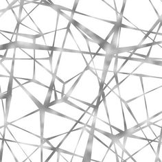 an abstract background consisting of lines and squares in silver on a white background that is seamed from the top to the bottom