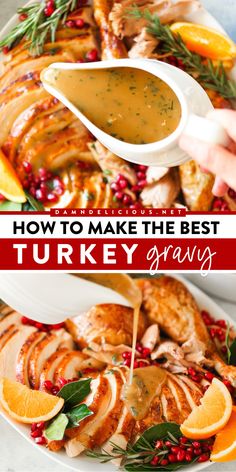 Your menu won't be complete without this Thanksgiving dinner recipe! This homemade gravy is always a Thanksgiving side dish to impress. So smooth and rich in flavor, this easy turkey gravy from drippings is the BEST. Save this pin! The Best Turkey Gravy