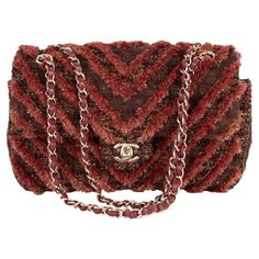 Check out this item from 1stdibs! Chanel Red Tweed Flap Bag - '20s: https://www.1stdibs.com/id-v_18984792 Luxury Closets Women, Tweed Handbag, Bag Names, Chanel Tweed, Chanel Chanel, Body Features, Flap Shoulder Bag, Shopping Chanel, Runway Collection